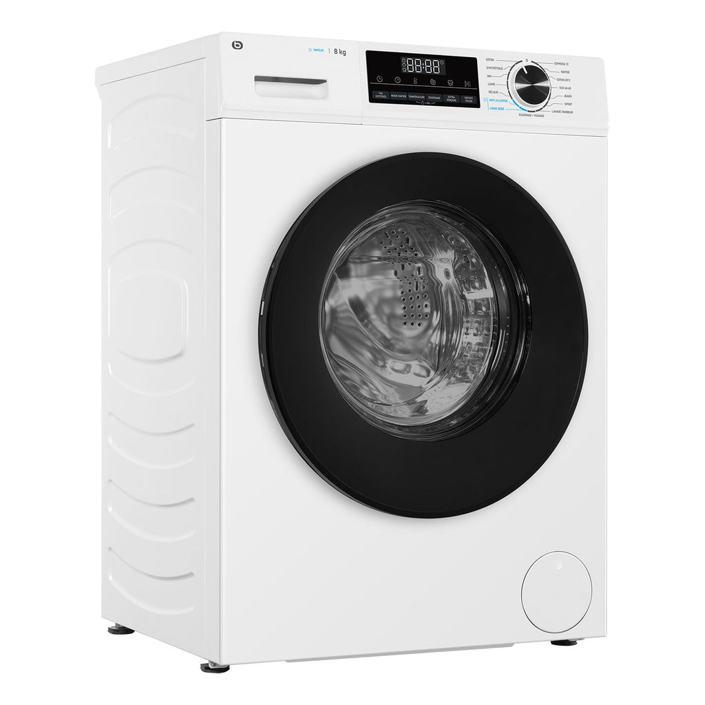 Lave linge séchant hublot ESSENTIELB ELS86-3b - 8/6 kg - 1400 tr/min - Classe A - Moteur induction