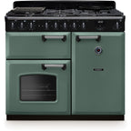 Piano de cuisson gaz FALCON NGC TAB GAZ 100 CM VERT MINERAL CHROME