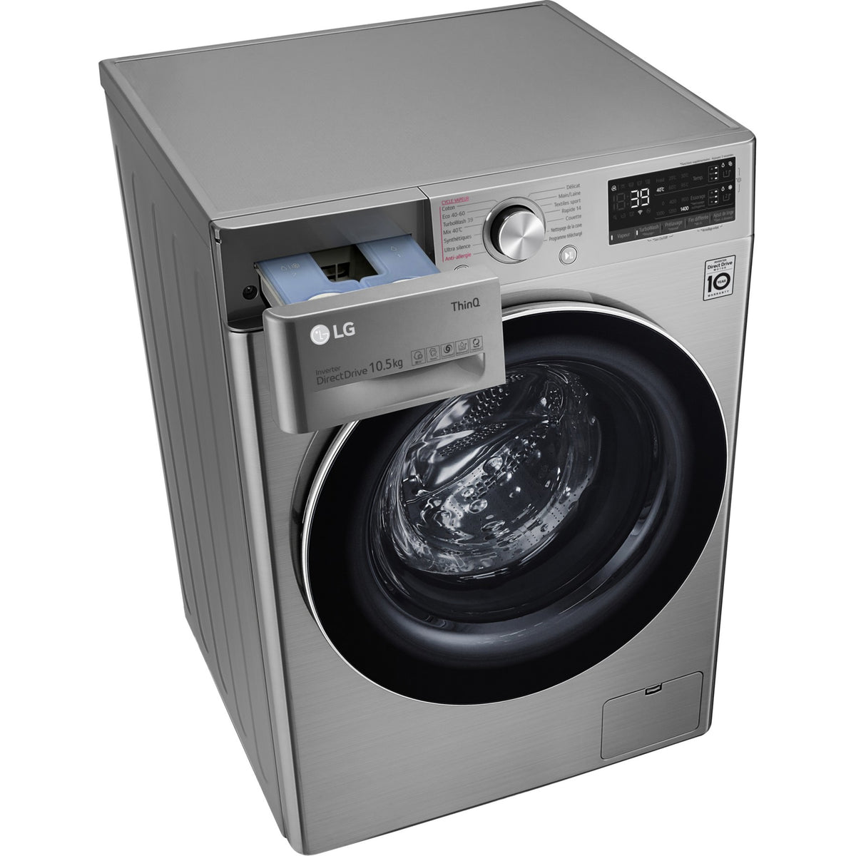 Lave linge hublot LG F14V72ISTA AUTODOSE Reconditionné