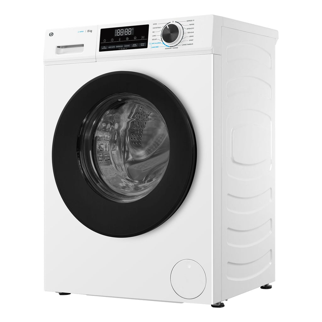 Lave linge séchant hublot ESSENTIELB ELS86-3b - 8/6 kg - 1400 tr/min - Classe A - Moteur induction