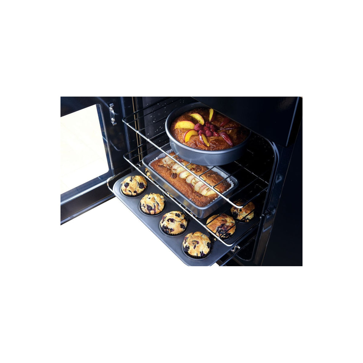 Piano de cuisson gaz FALCON KITCHENER 110 Mixte NOIR CHROME