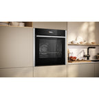 Four encastrable NEFF B54CR71N3 - Pyrolyse - Hydrolyse - Chaleur pulsée - Porte froide