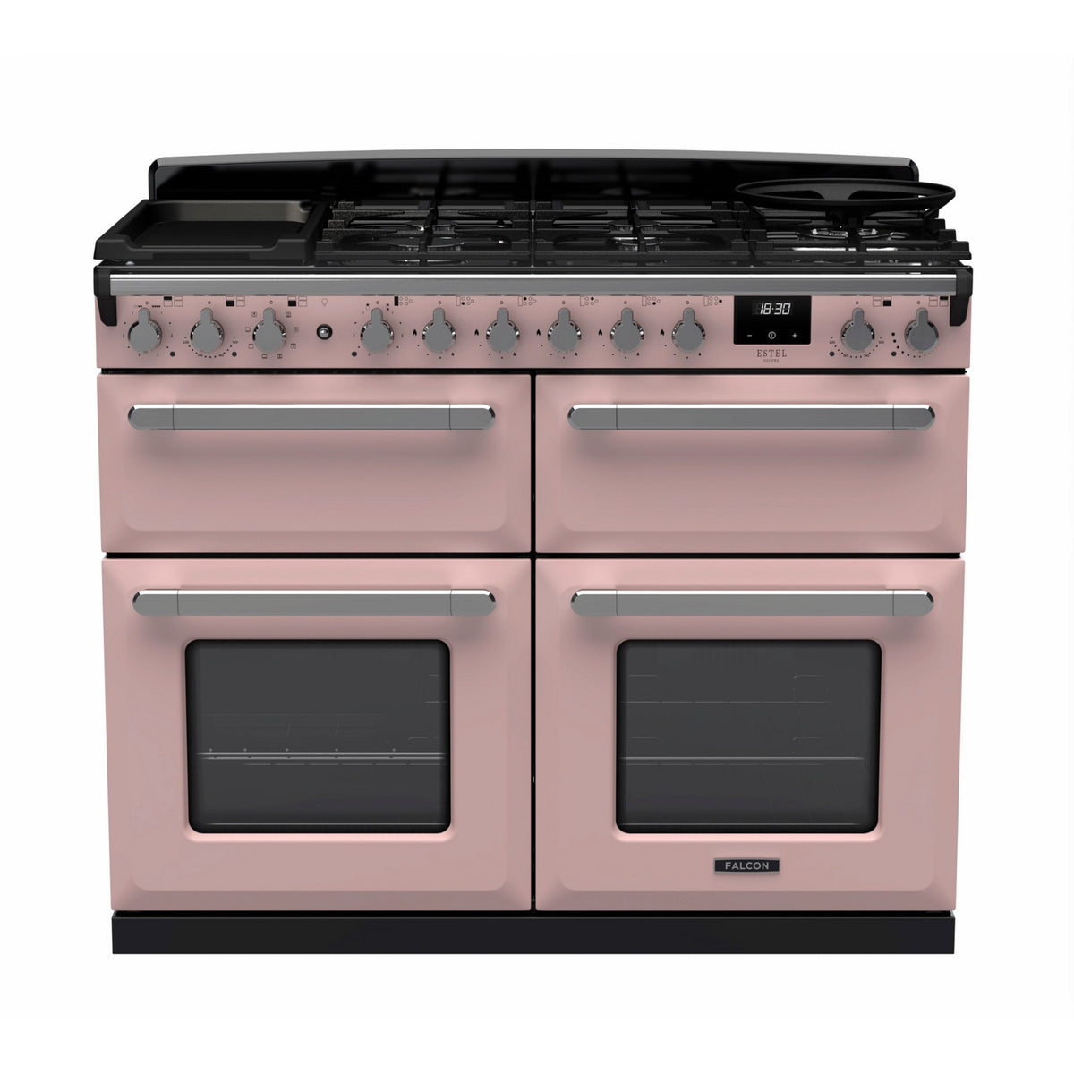 Piano de cuisson mixte FALCON ESTEL DELUXE BC TAB MIX 110 CM ROSE PAST