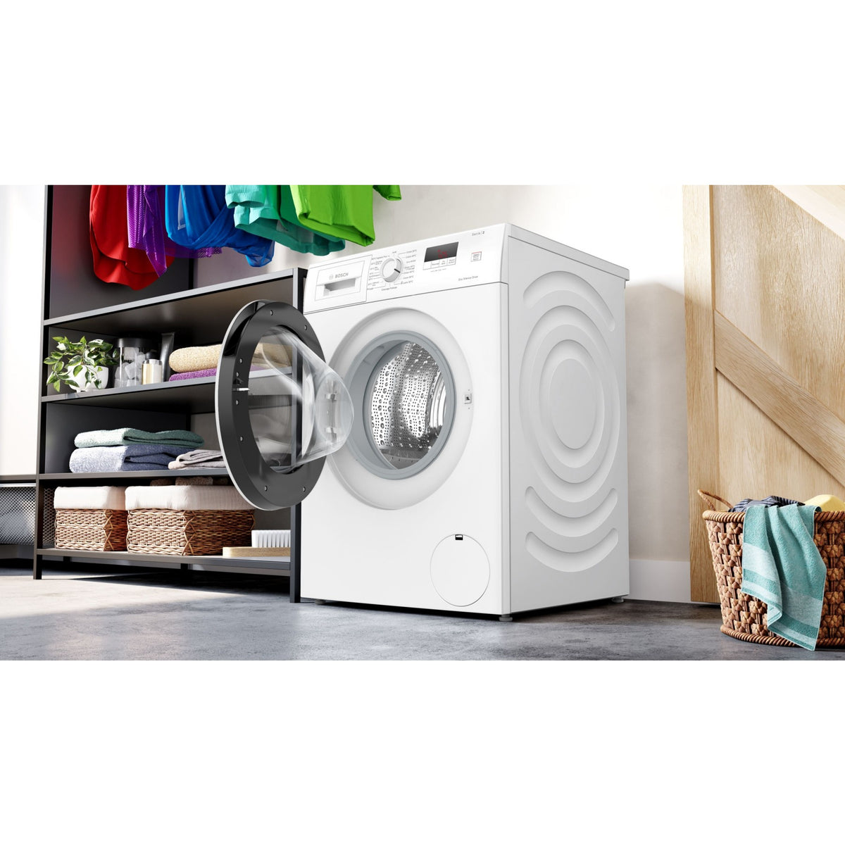 Lave linge hublot BOSCH WGE02203FR - 7 kg - 1200 tr/min - Classe A - Moteur induction - Série 2