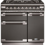 Piano de cuisson gaz FALCON ELISE90 MIXT GRIS ARDOISE