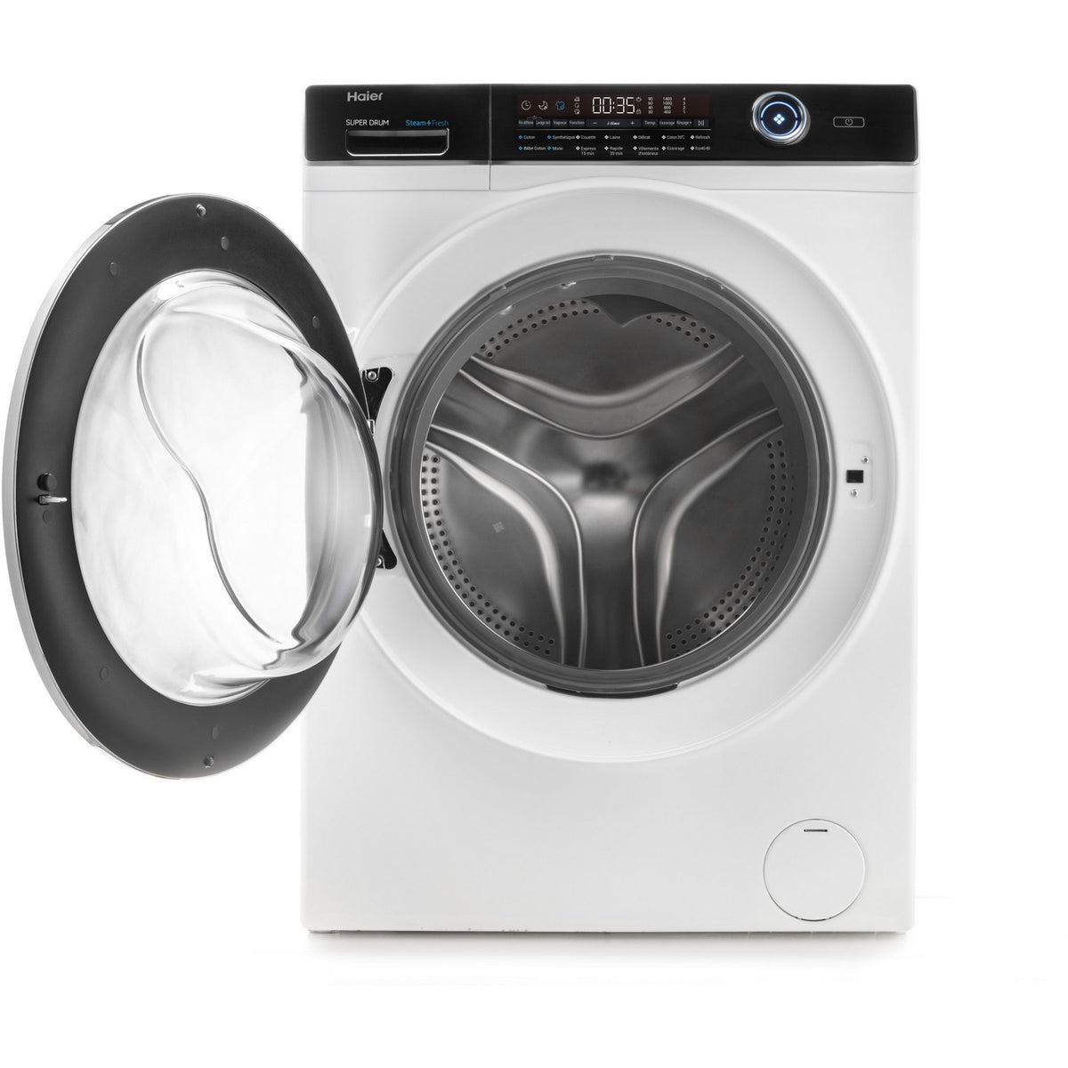 Lave linge hublot HAIER HW150-BP14986EU1 - 15 kg - 1400 tr/min - Classe A - Moteur induction