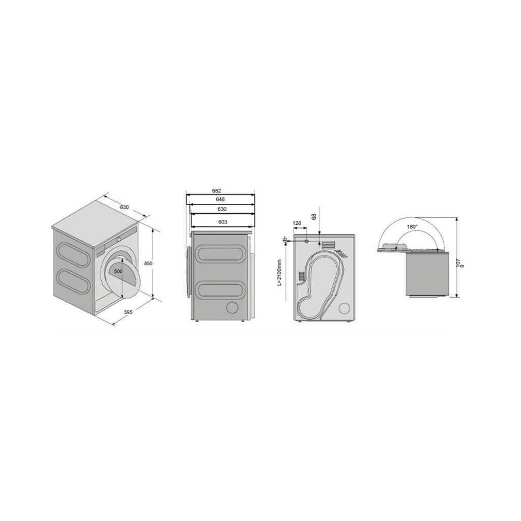 Sèche linge pompe à chaleur ASKO T309HCW