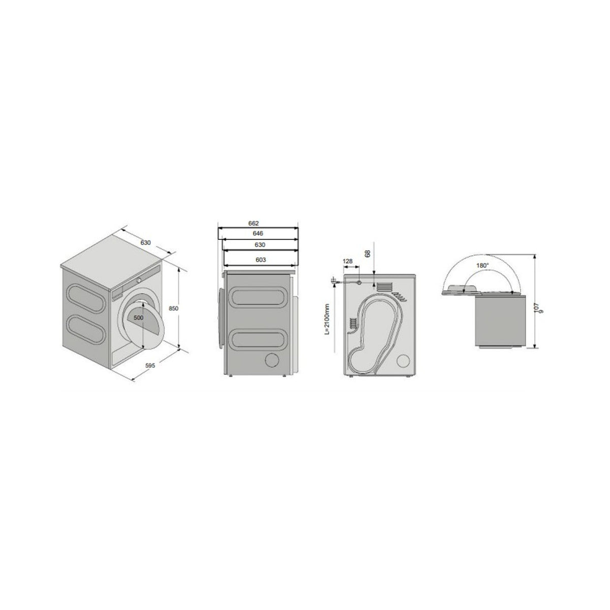 Sèche linge pompe à chaleur ASKO T309HCW