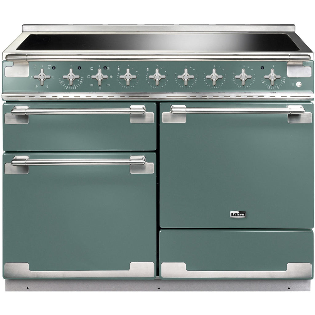 Piano de cuisson induction FALCON ELISE 110 VERT MINERAL MAT NICKEL BROSSÉ