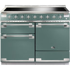 Piano de cuisson induction FALCON ELISE 110 VERT MINERAL MAT NICKEL BROSSÉ