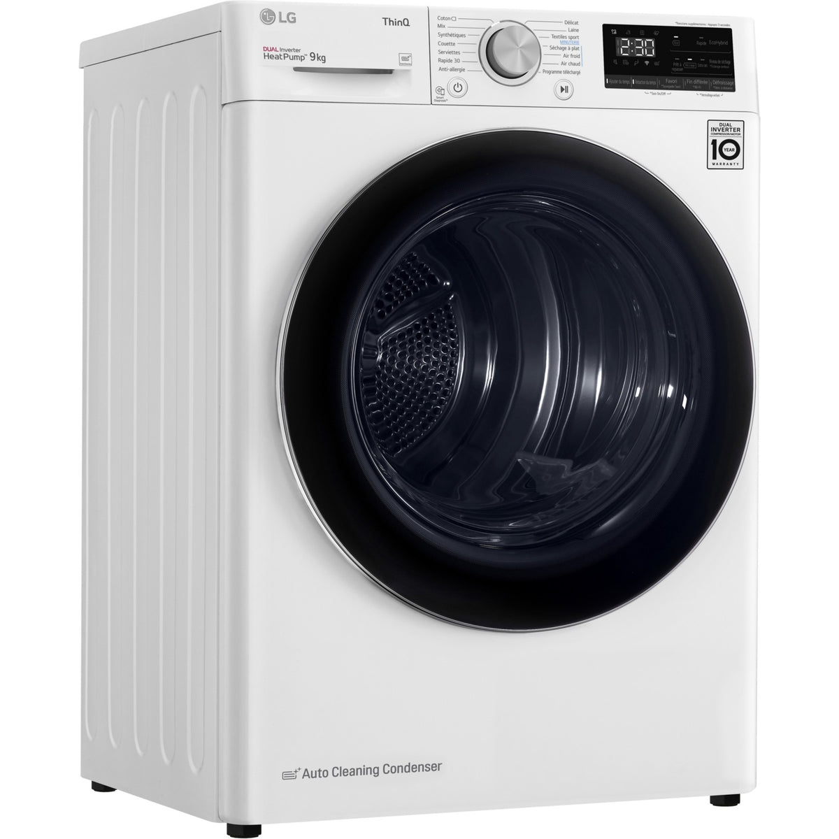Sèche linge pompe à chaleur LG RH9V50WH