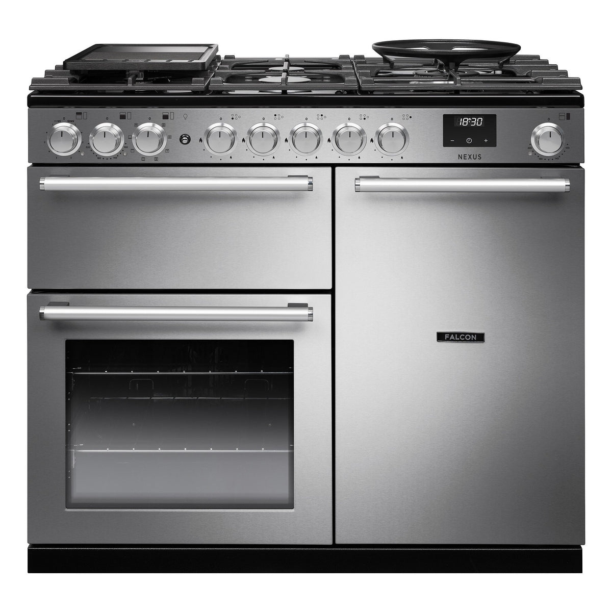 Piano de cuisson gaz FALCON NEXUS NGC TAB GAZ 100 CM INOX CHROME