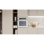 Four encastrable WHIRLPOOL WOI4S8PM1SWAF - Pyrolyse - Chaleur pulsée - Porte froide - Rails télescopiques