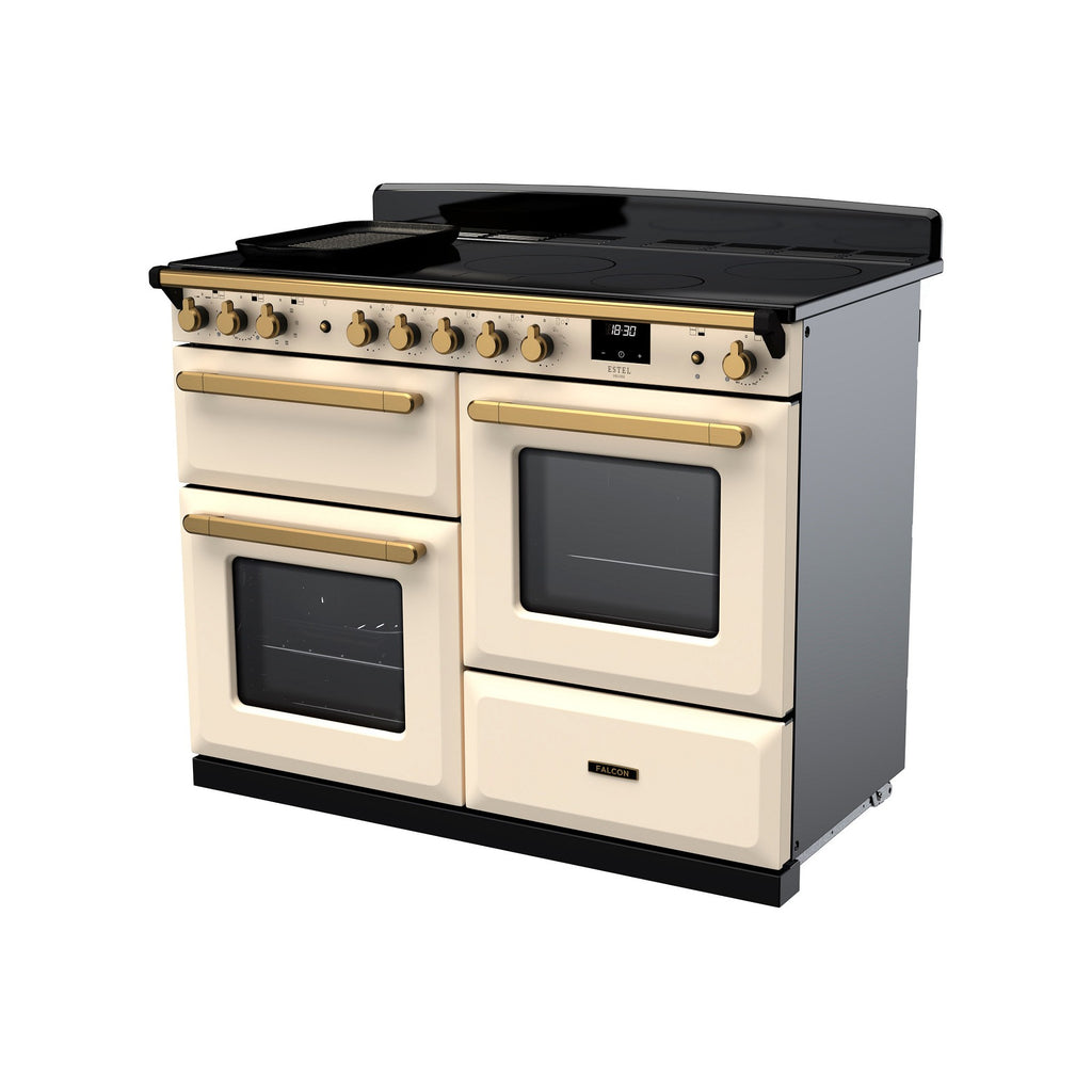 Piano de cuisson induction FALCON ESTEL DELUXE OCTAB IND 110 CM CREME PAST