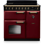Piano de cuisson induction FALCON NGC TAB IND 90 CM BORDEAUX LAITON ANTIQU
