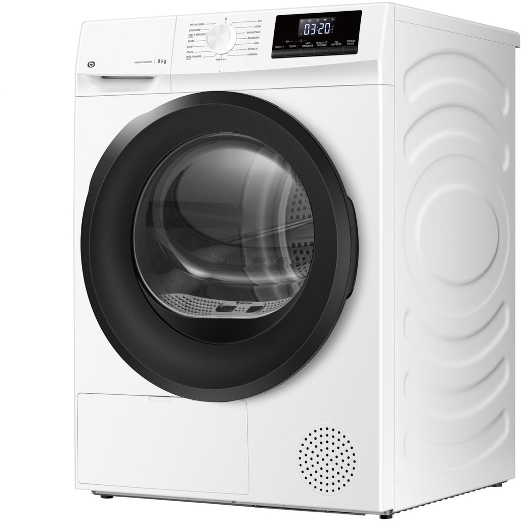 Sèche linge pompe à chaleur ESSENTIELB ESLHP8-4b