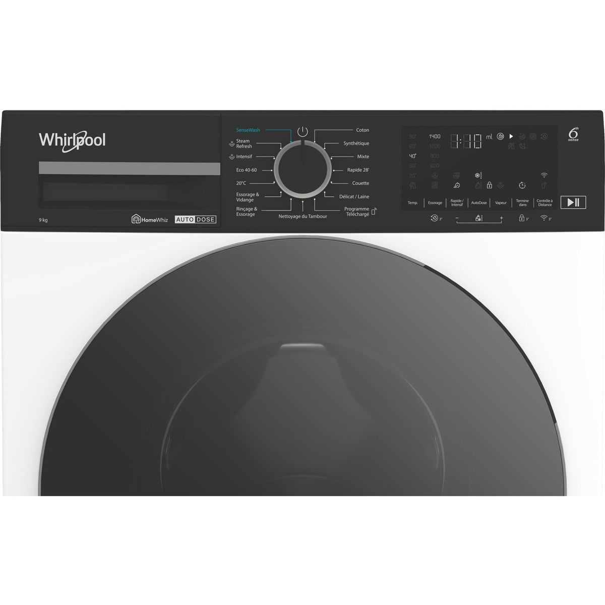 Lave linge hublot WHIRLPOOL WPMD911WADSFR Reconditionné