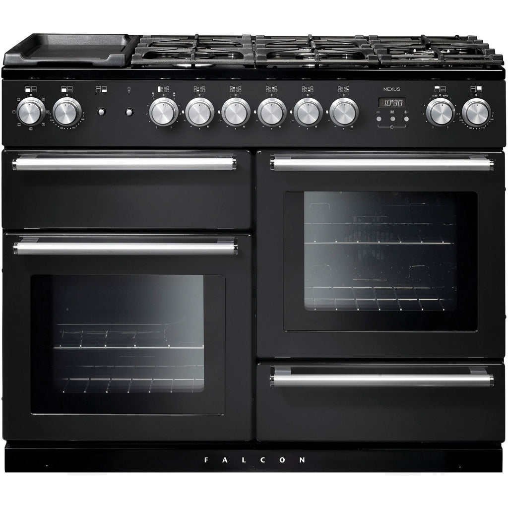 Piano de cuisson mixte FALCON NEXUS 110 CHARBON Mat satiné CHROME