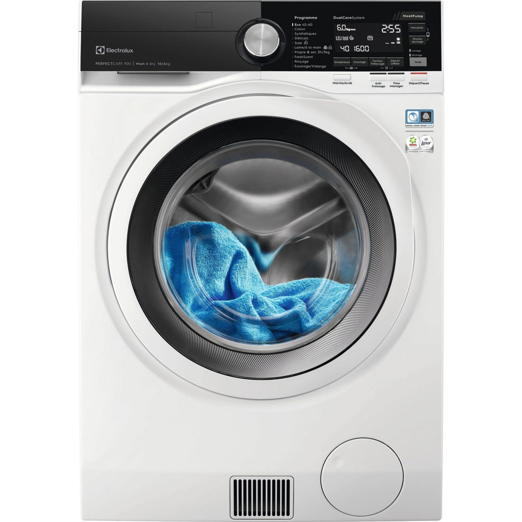 Lave linge séchant hublot ELECTROLUX EW9W1165RB - 10/6 kg - 1600 tr/min - Classe B - Moteur induction