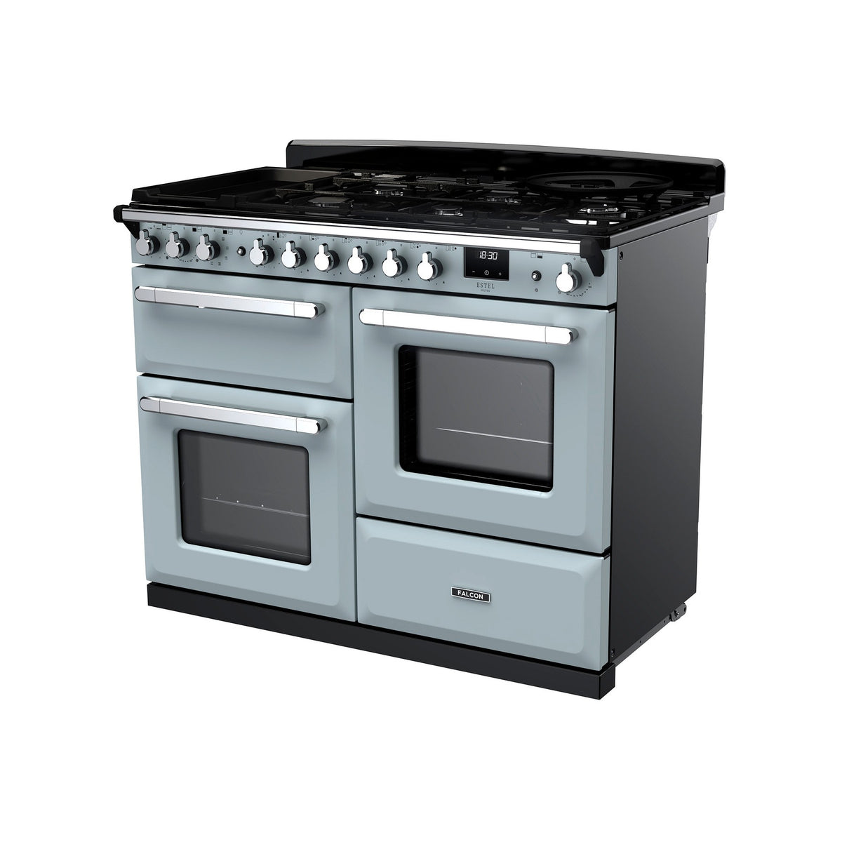 Piano de cuisson mixte FALCON ESTEL DELUXE OC TAB MIX 110 CM BLEU PAST