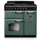 Piano de cuisson gaz FALCON NGC TAB GAZ 90 CM VERT MINERAL CHROME