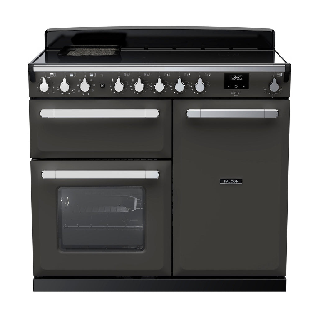Piano de cuisson induction FALCON ESTEL DELUXE TAB IND 100 CM ARDOISE CHRO