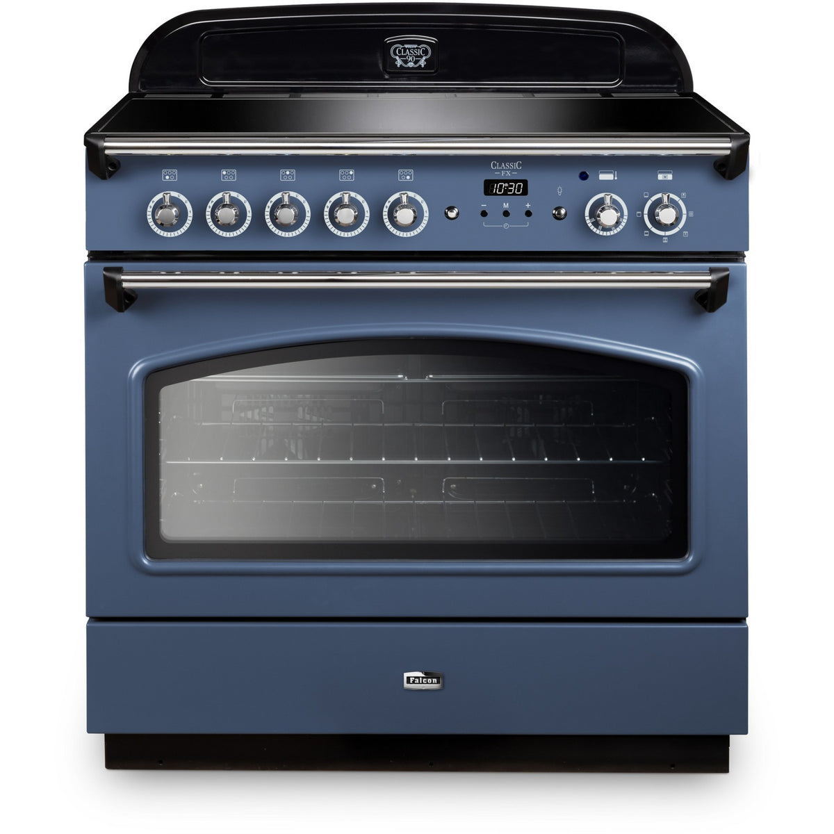 Piano de cuisson induction FALCON FX TAB IND 90 CM ROCHE BLEUE CHROME