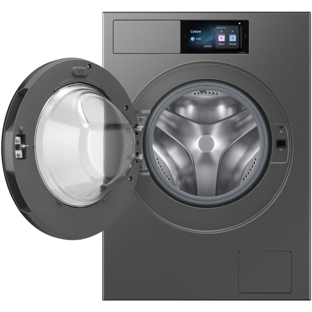Lave linge hublot SAMSUNG WF90H09C4ST2 - 9 kg - 1400 tr/min - Classe A - Moteur induction - Dosage automatique - Connecté Wifi