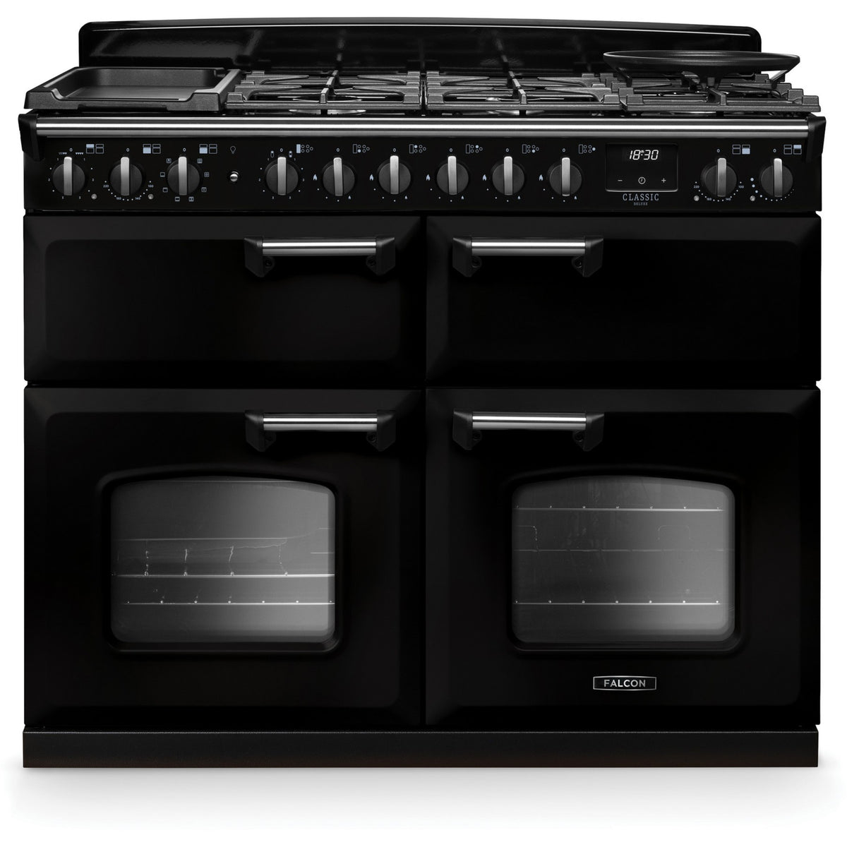 Piano de cuisson mixte FALCON GC TAB MIX 110 CM NOIR CHROME
