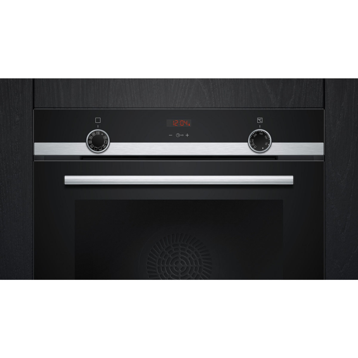 Four encastrable SIEMENS HB554AER3F - Chaleur pulsée - Ecoclean - Porte froide - Rails télescopiques - iQ300
