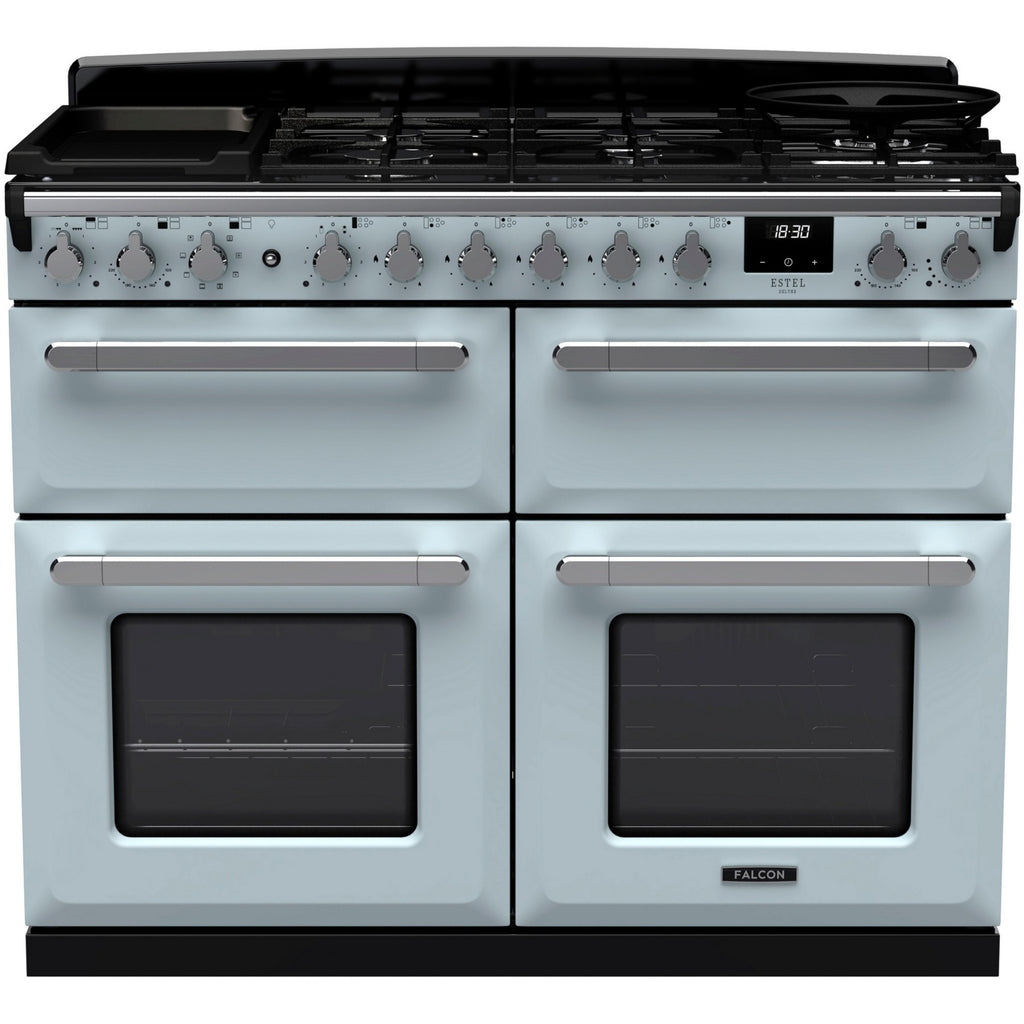 Piano de cuisson mixte FALCON ESTEL DELUXE BC TAB MIX 110 CM BLEU PAST
