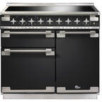 Piano de cuisson induction FALCON ELISE 100 CHARBON Mat satiné NICKEL