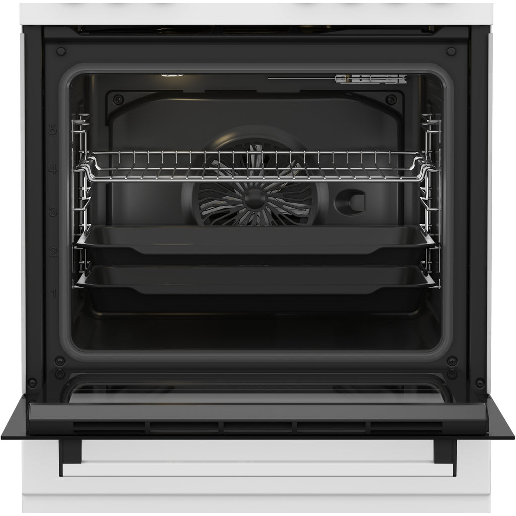Cuisinière vitrocéramique BEKO FBE67100GWS