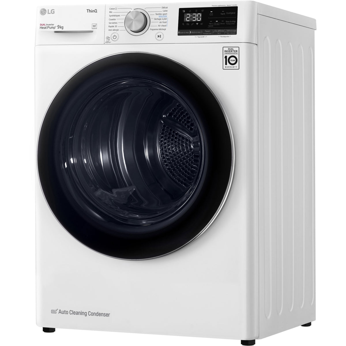 Sèche linge pompe à chaleur LG RH9V50WH