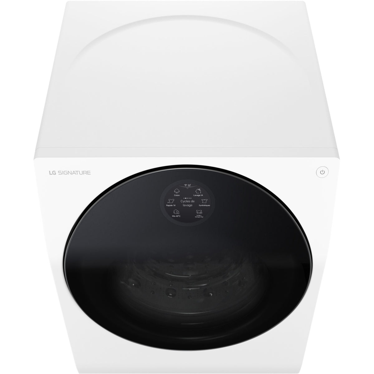 Lave linge séchant hublot LG LSWD100E - 12/7 kg - 1600 tr/min - Classe A - Dosage automatique - Connecté Reconditionné