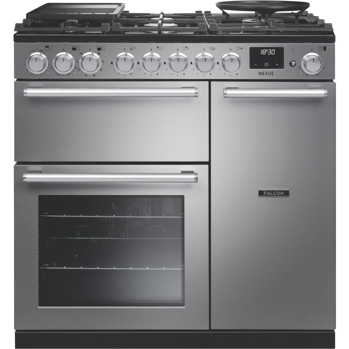 Piano de cuisson gaz FALCON NEXUS NGC TAB GAZ 90 CM INOX CHROME