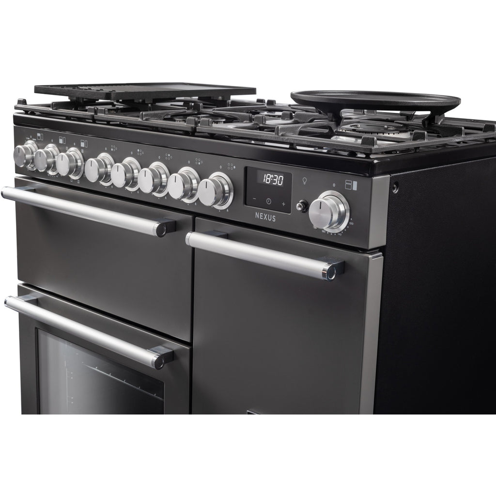 Piano de cuisson gaz FALCON NEXUS NGC TAB GAZ 90 CM ARDOISE CHROME