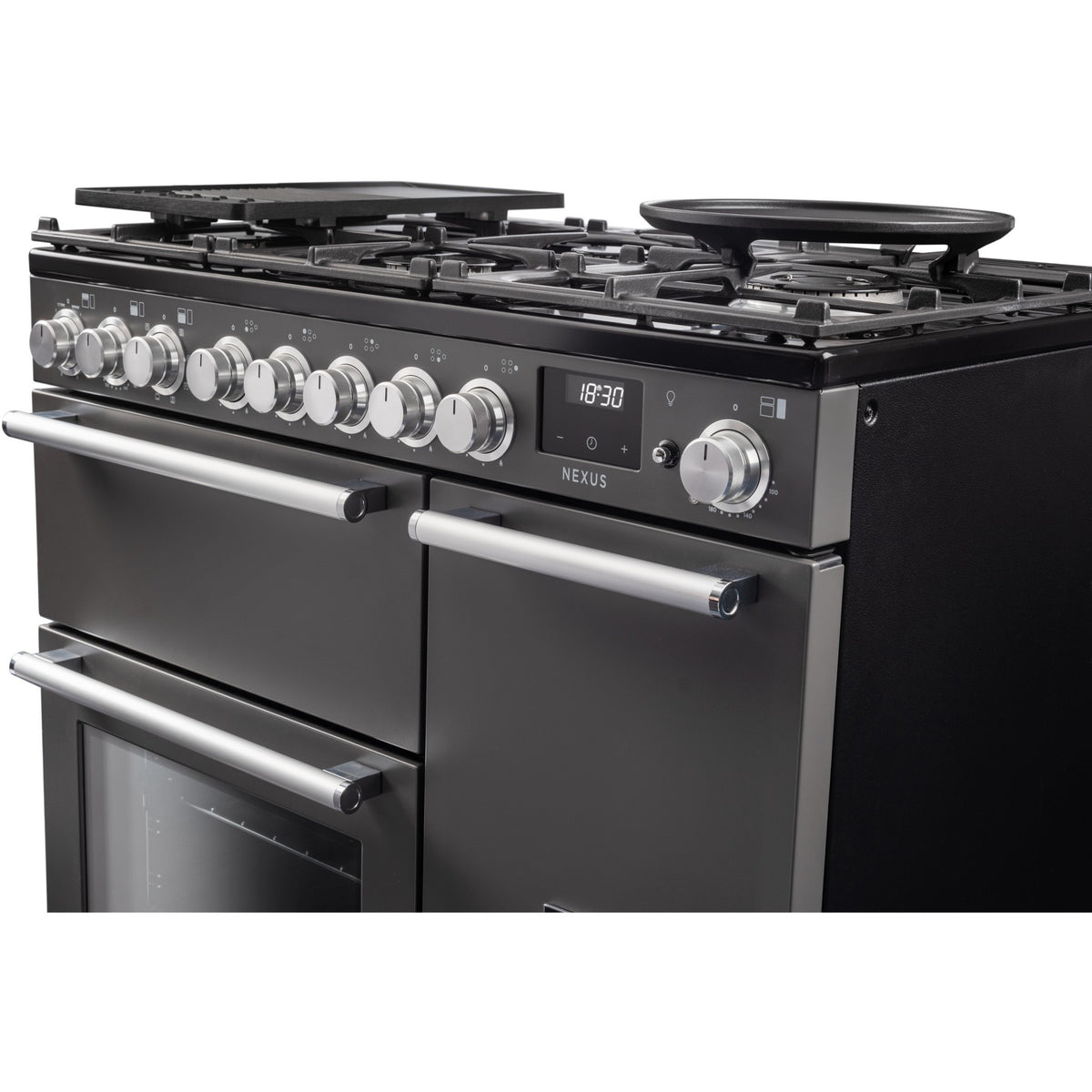 Piano de cuisson gaz FALCON NEXUS NGC TAB GAZ 90 CM ARDOISE CHROME