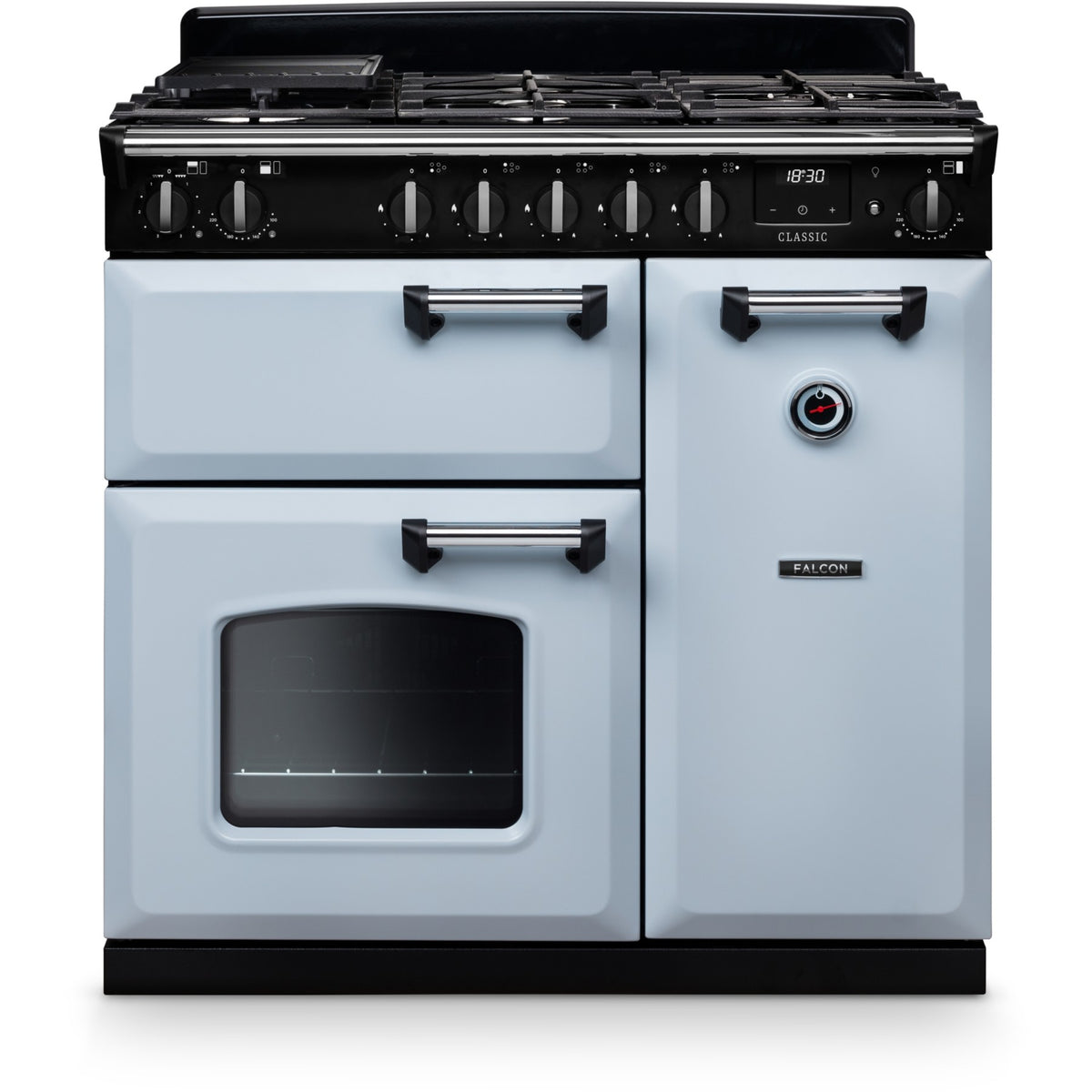 Piano de cuisson gaz FALCON NGC TAB GAZ 90 CM BLEU PASTEL CHROME