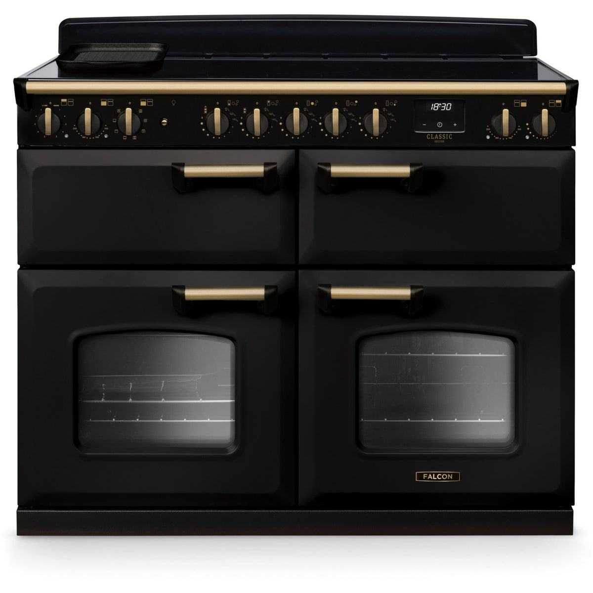 Piano de cuisson induction FALCON NGC TAB IND 110 CM CHARBON LAITON ANTIQU