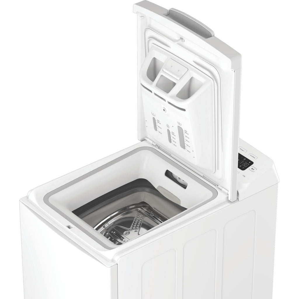 Lave linge top INDESIT TIP621PUSH&GOFR - 6 kg - 1200 tr/min - Classe A - Moteur induction