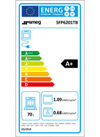 Four encastrable SMEG SFP6201TB - Pyrolyse - Chaleur pulsée - Porte froide