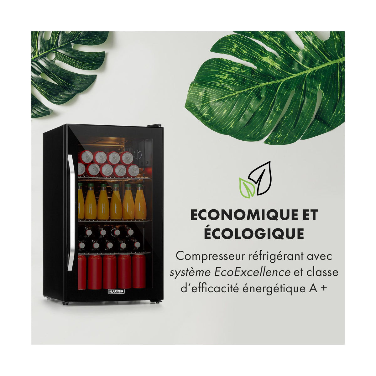 Réfrigérateur top KLARSTEIN Beersafe XXL 80L - Noir