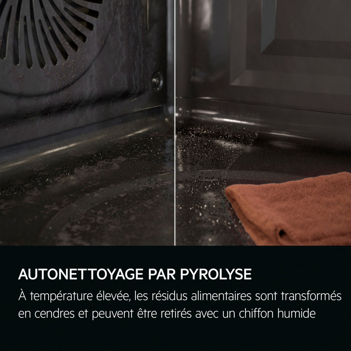 Four encastrable AEG TA5PB521AB - Pyrolyse - Chaleur tournante - Porte froide