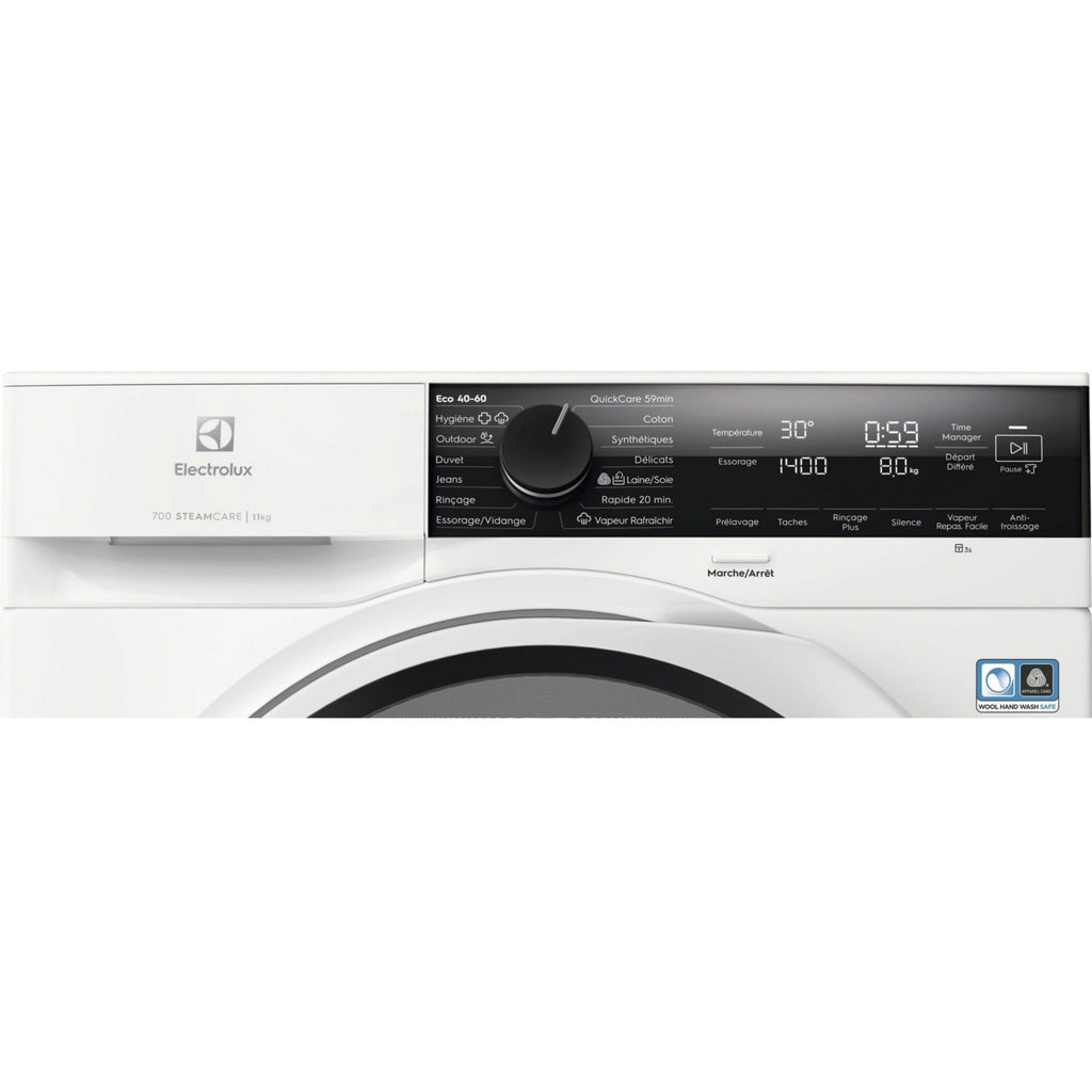 Lave linge hublot ELECTROLUX EW7FI1411DG - 11 kg - 1400 tr/min - Classe A - Moteur induction