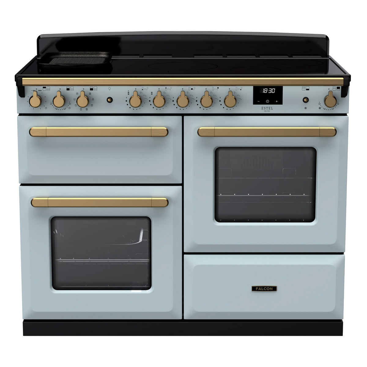 Piano de cuisson induction FALCON ESTEL DELUXE OCTAB IND 110 CM BLEU PASTE