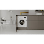 Lave linge séchant hublot encastrable WHIRLPOOL BIWDWG96146FR - 9/6 kg - 1400 tr/min - Classe D - Moteur induction