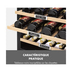 Cave à vin de service KLARSTEIN Vinsider 36 - Argent