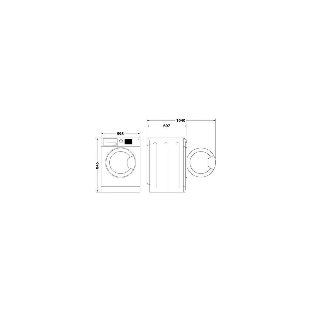 Sèche linge pompe à chaleur INDESIT CYD102DWWFR