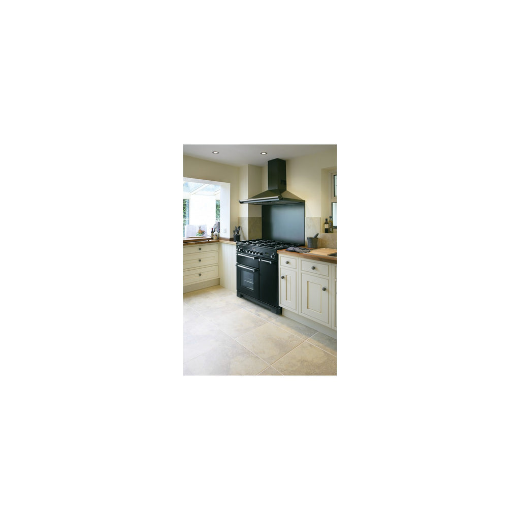 Piano de cuisson gaz FALCON KITCHENER 90 MIXTE NOIR CHROME